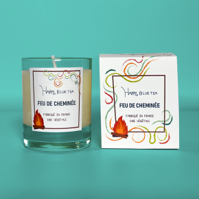 Bougie Feu de Bois