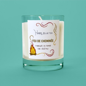 Bougie Feu de Bois