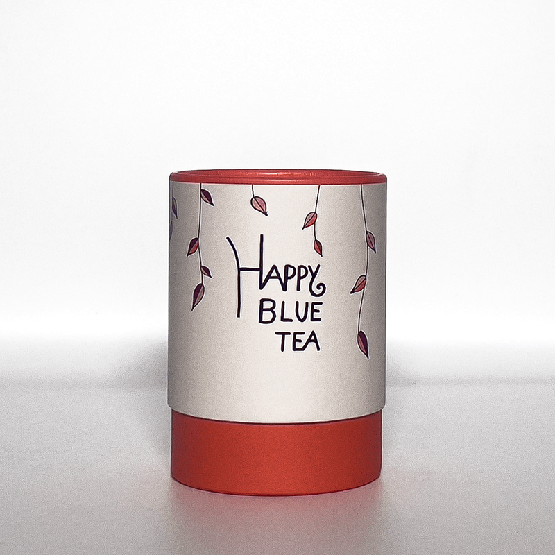 Petite boite à thé orange