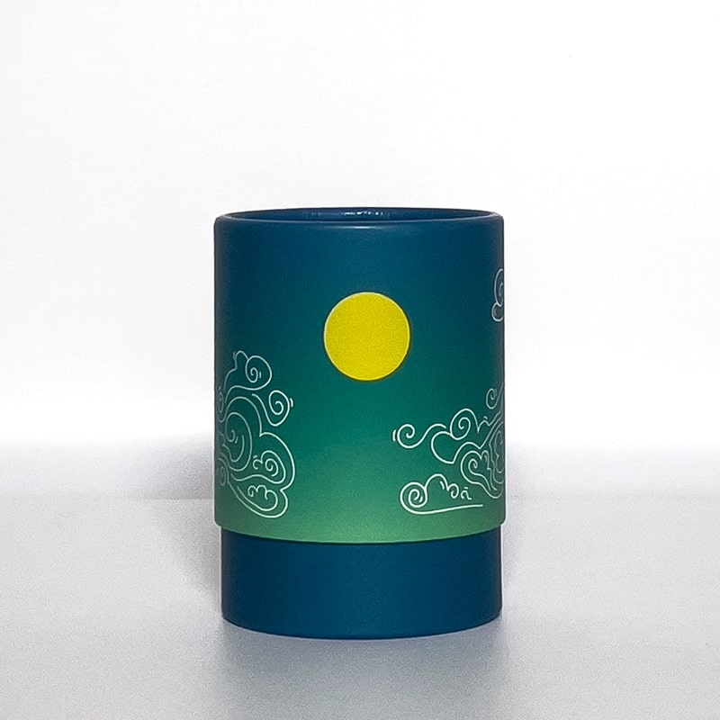 Petite Boite à thé Zénith Bleu