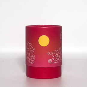 Petite boite à thé Aube Rouge