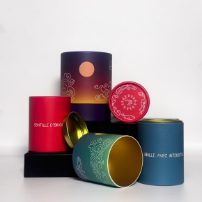 Petite boite à thé Aube Rouge